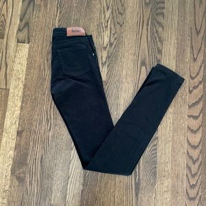 Acne studios black skinny jeans